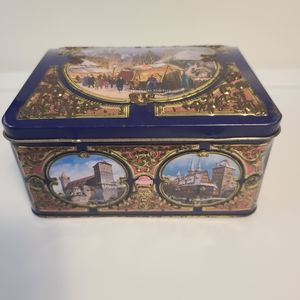 Tin Music Box Vintage Schuhmann Nuremberg Germany Gingerbread Empty